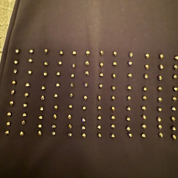 White House Black Market Embellished Black Bodycon Dress – XS - Picture 3 of 5